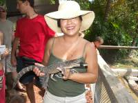 eileen and a gator